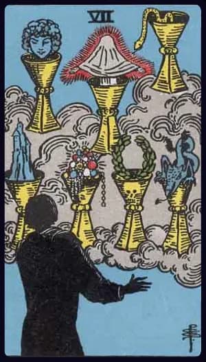 La carte Sept de Coupe