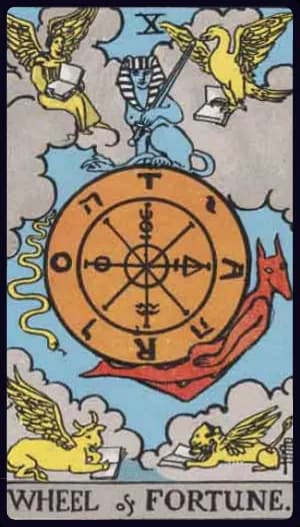La carte La Roue de la Fortune