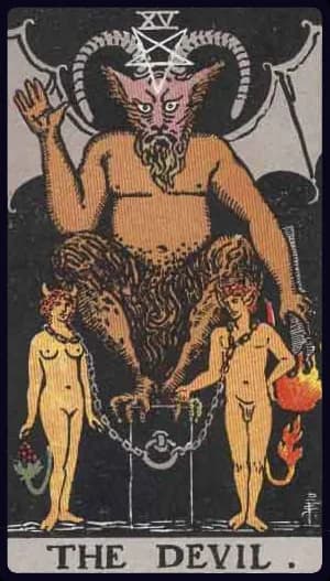 La carte Le Diable