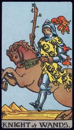 La carte Cavalier de Bâton