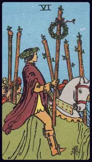 La carte Six de Bâton